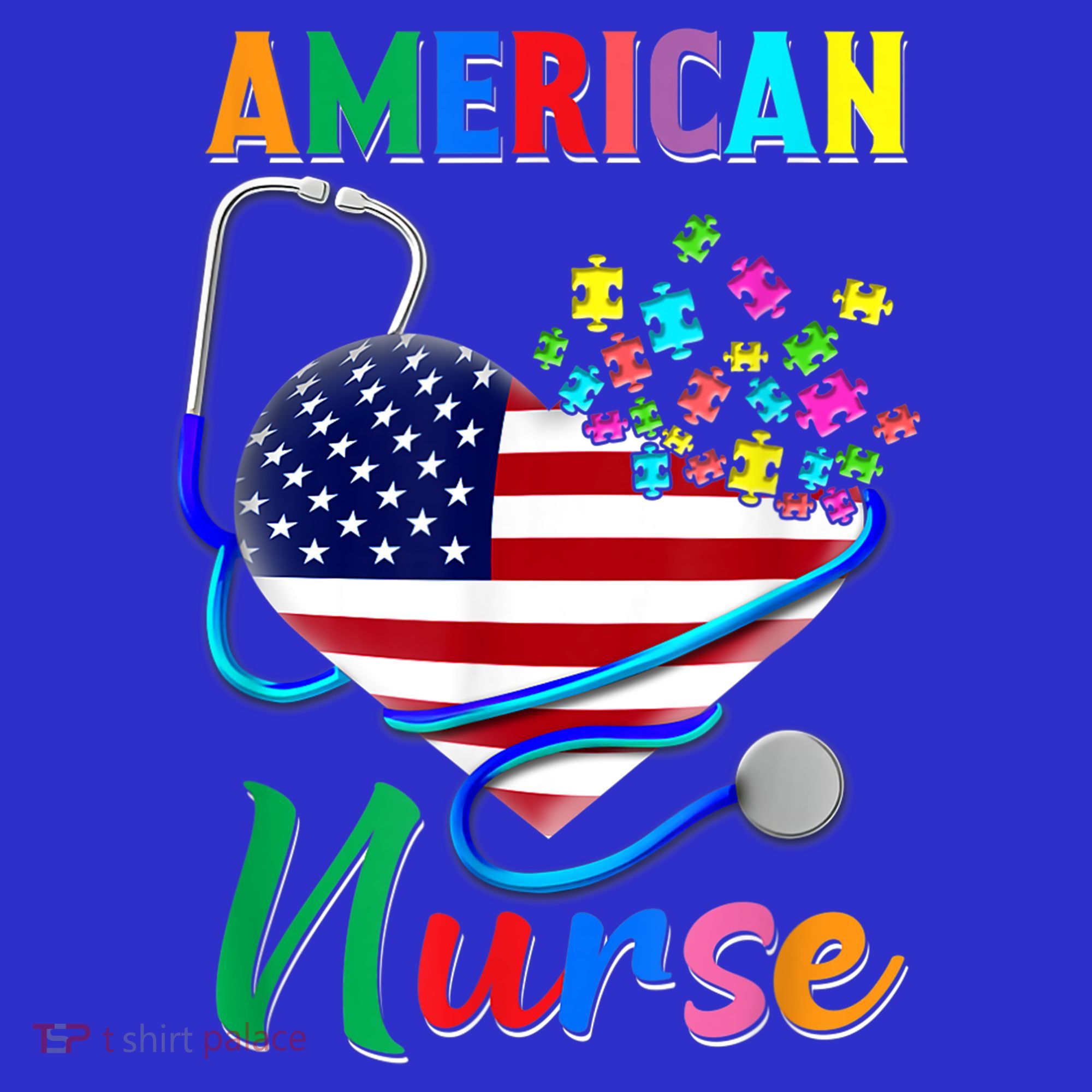 Nurse Usa Flag Nurse Life Nurse Gift For Mom Dad Gift Women's Tank Top
