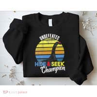 Nessie Undefeated Hide & Seek Champion Loch Ness Monster Sweatshirt thumb 2