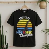 Nessie Undefeated Hide & Seek Champion Loch Ness Monster T-Shirt thumb 2