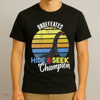 Nessie Undefeated Hide & Seek Champion Loch Ness Monster T-Shirt thumb 3