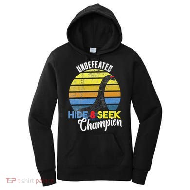 Nessie Undefeated Hide & Seek Champion Loch Ness Monster Women's Hoodie