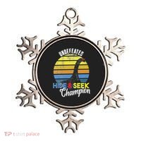 Nessie Undefeated Hide & Seek Champion Loch Ness Monster Ornament thumb 0