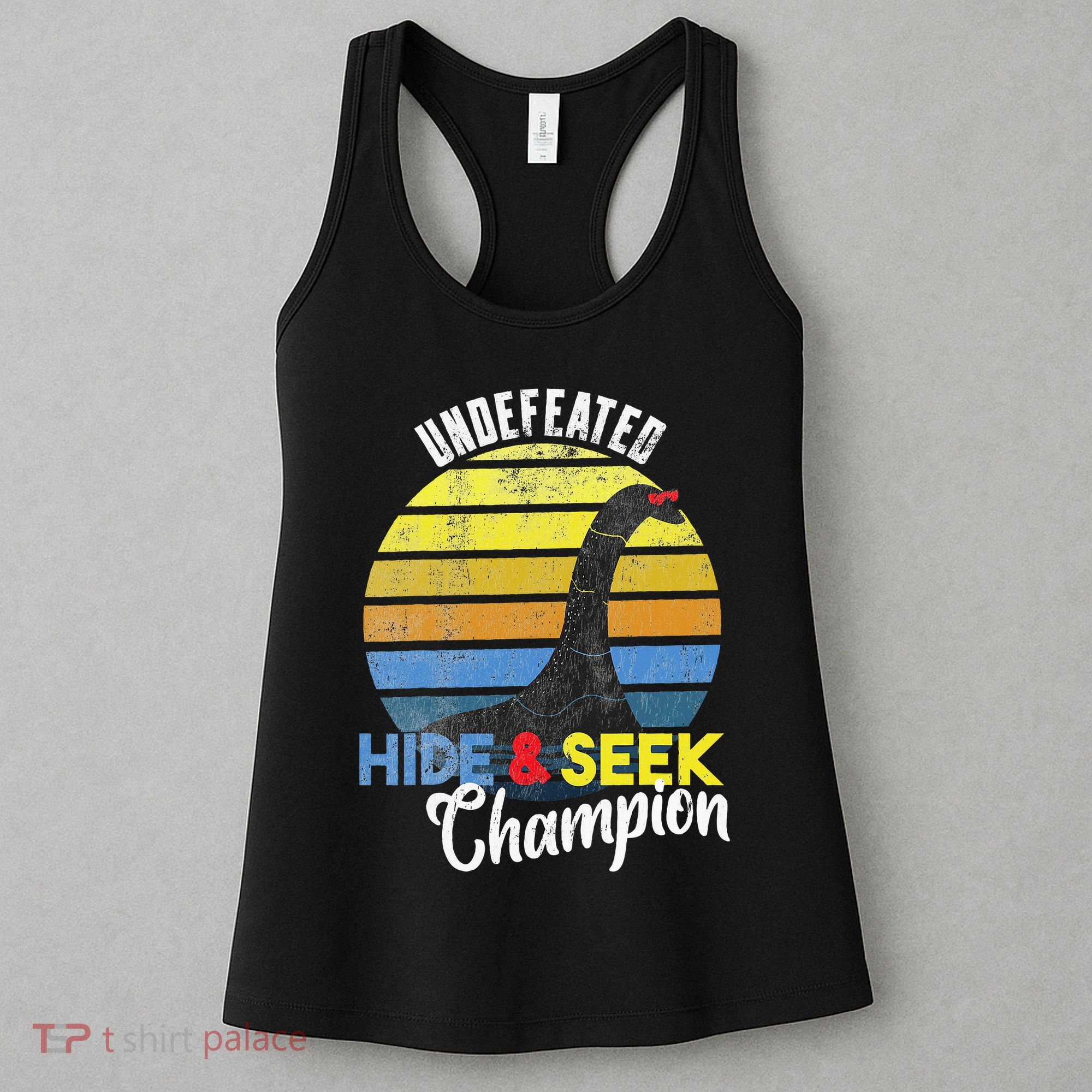 Nessie Undefeated Hide & Seek Champion Loch Ness Monster Women's Tank Top