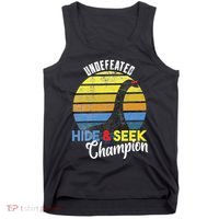 Nessie Undefeated Hide & Seek Champion Loch Ness Monster Tank Top thumb 0