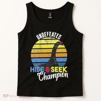 Nessie Undefeated Hide & Seek Champion Loch Ness Monster Tank Top thumb 2