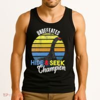 Nessie Undefeated Hide & Seek Champion Loch Ness Monster Tank Top thumb 3