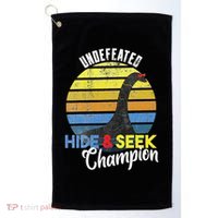 Nessie Undefeated Hide & Seek Champion Loch Ness Monster Golf Towel thumb 0