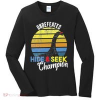 Nessie Undefeated Hide & Seek Champion Loch Ness Monster Women's Long Sleeve Shirt thumb 0