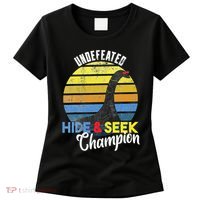 Nessie Undefeated Hide & Seek Champion Loch Ness Monster Women's T-Shirt thumb 0