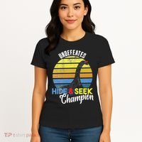 Nessie Undefeated Hide & Seek Champion Loch Ness Monster Women's T-Shirt thumb 4