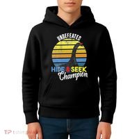 Nessie Undefeated Hide & Seek Champion Loch Ness Monster Kids Hoodie thumb 4