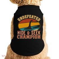 Nessie Undefeated Hide And Seek Champion Funny Nessie Doggie Tank thumb 0