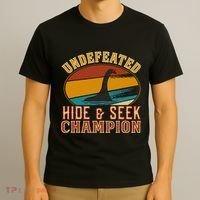 Nessie Undefeated Hide And Seek Champion Funny Nessie T-Shirt thumb 3