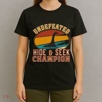 Nessie Undefeated Hide And Seek Champion Funny Nessie T-Shirt thumb 4