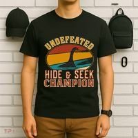 Nessie Undefeated Hide And Seek Champion Funny Nessie T-Shirt thumb 6