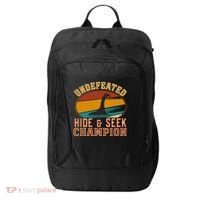 Nessie Undefeated Hide And Seek Champion Funny Nessie City Backpack thumb 0