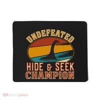 Nessie Undefeated Hide And Seek Champion Funny Nessie Mousepad thumb 0