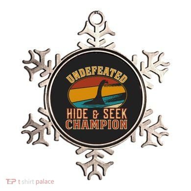 Nessie Undefeated Hide And Seek Champion Funny Nessie Ornament