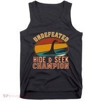 Nessie Undefeated Hide And Seek Champion Funny Nessie Tank Top thumb 0