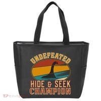 Nessie Undefeated Hide And Seek Champion Funny Nessie Tote Bag thumb 0