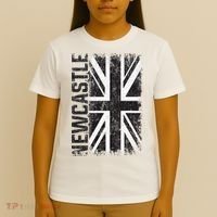 Newcastle United Kingdom British Flag Vintage Souvenir T-Shirt thumb 4