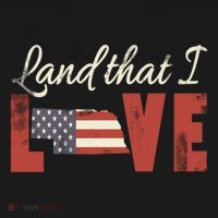 Nebraska Usa Land That I Love Patriotic July 4th Gift Women's Hoodie thumb 2