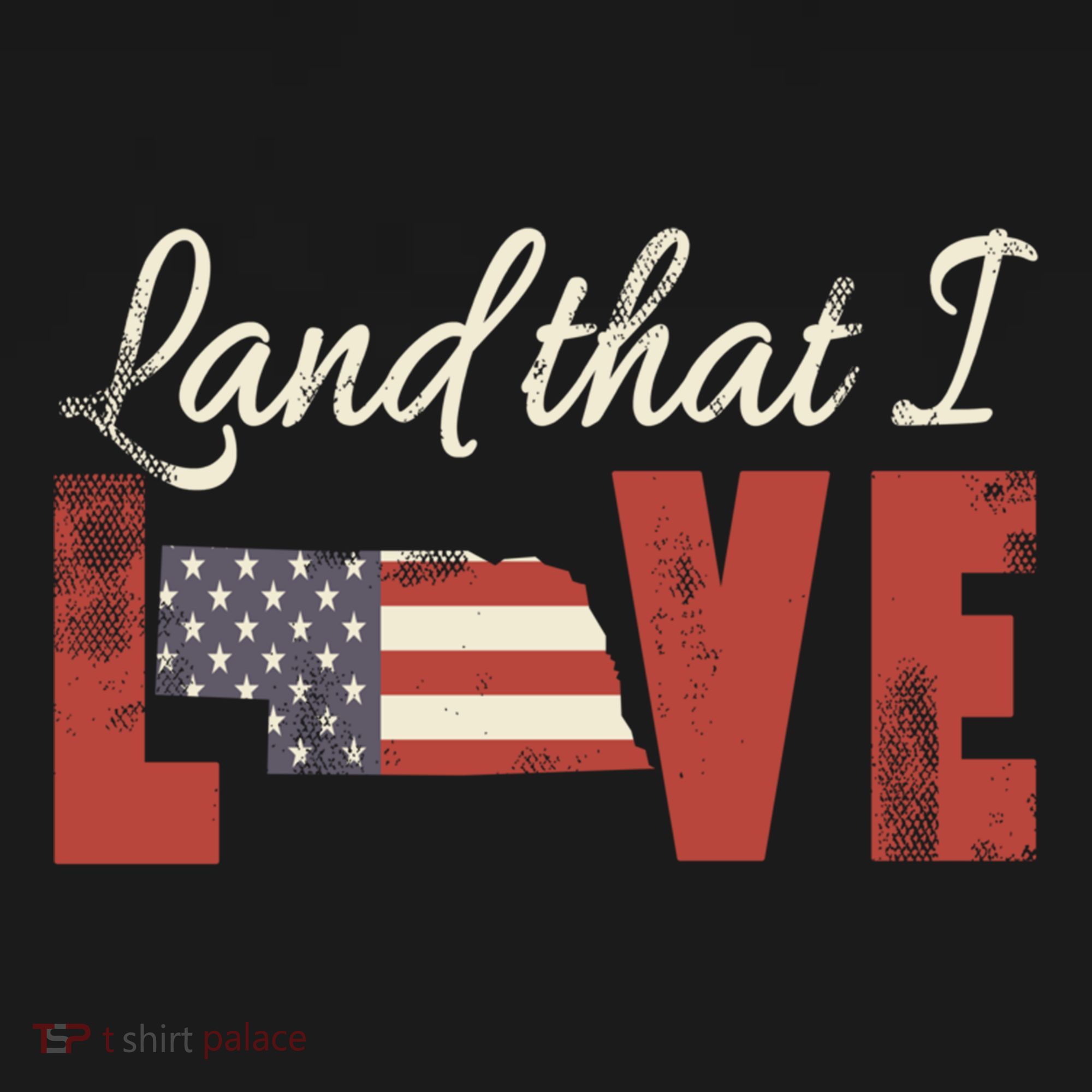 Nebraska Usa Land That I Love Patriotic July 4th Gift Ornament