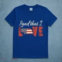 Nebraska Usa Land That I Love Patriotic July 4th Gift T-Shirt thumb 5