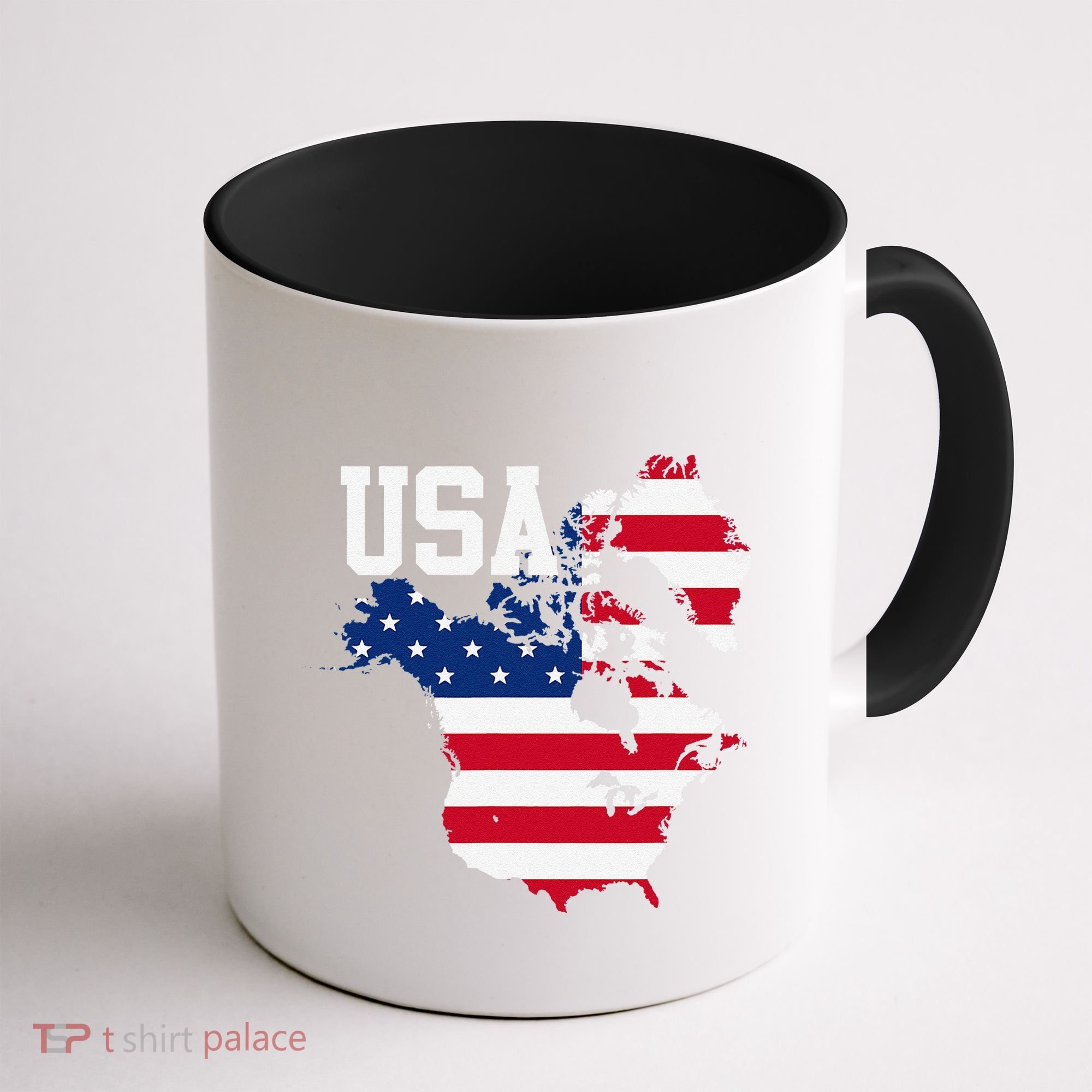 New Usa Map Now Featuring Canada And Greenland Funny Gift Coffee Mug