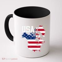 New Usa Map Now Featuring Canada And Greenland Funny Gift Coffee Mug thumb 0