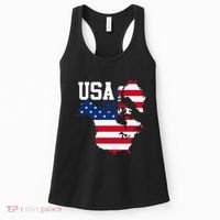 New Usa Map Now Featuring Canada And Greenland Funny Gift Women's Tank Top thumb 0