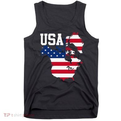 New Usa Map Now Featuring Canada And Greenland Funny Gift Tank Top