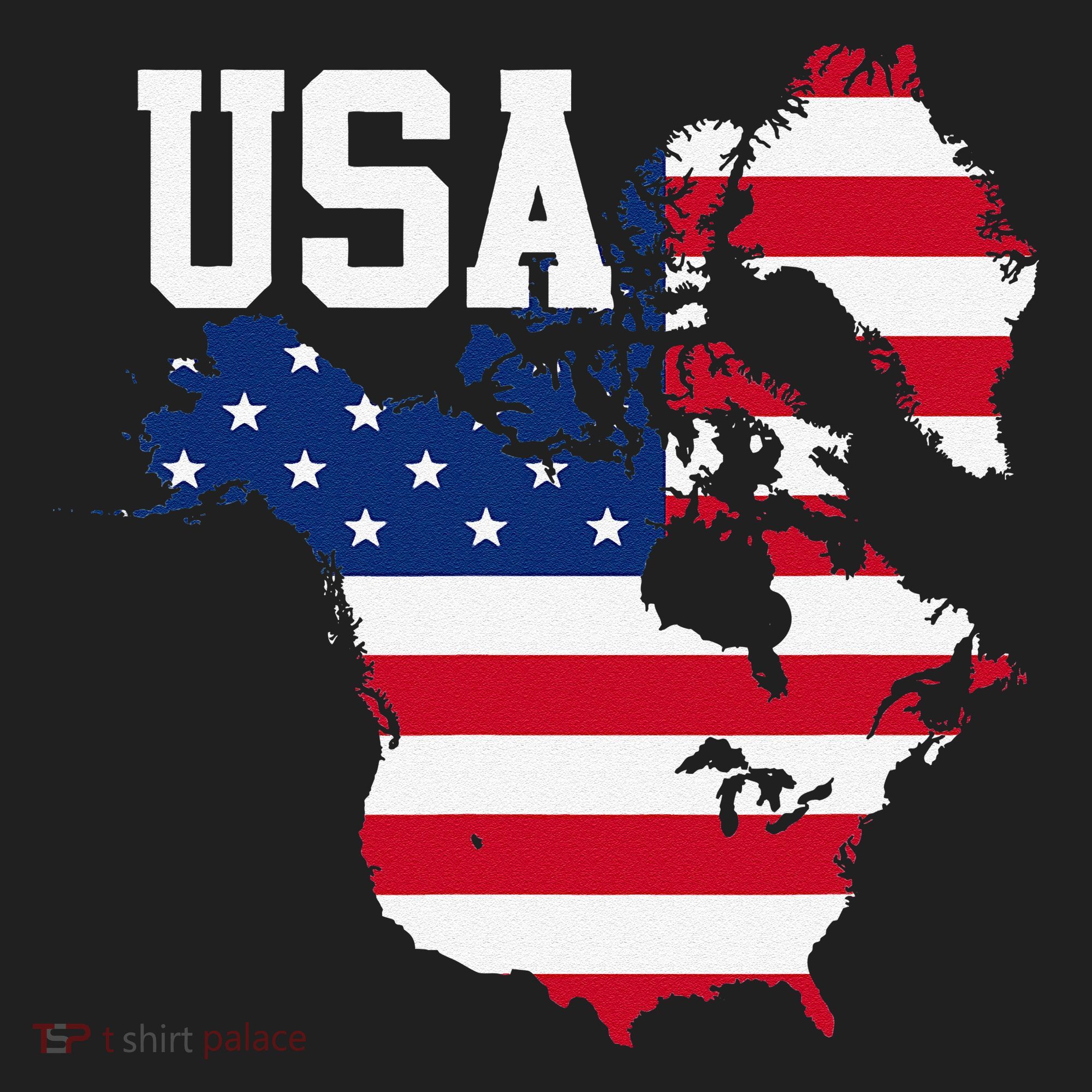 New Usa Map Now Featuring Canada And Greenland Funny Gift Golf Towel