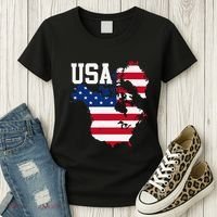 New Usa Map Now Featuring Canada And Greenland Funny Gift Women's T-Shirt thumb 3