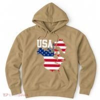 New Usa Map Now Featuring Canada And Greenland Funny Gift Hoodie thumb 0