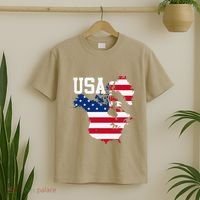 New Usa Map Now Featuring Canada And Greenland Funny Gift T-Shirt thumb 2