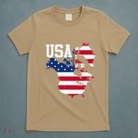 New Usa Map Now Featuring Canada And Greenland Funny Gift T-Shirt thumb 5