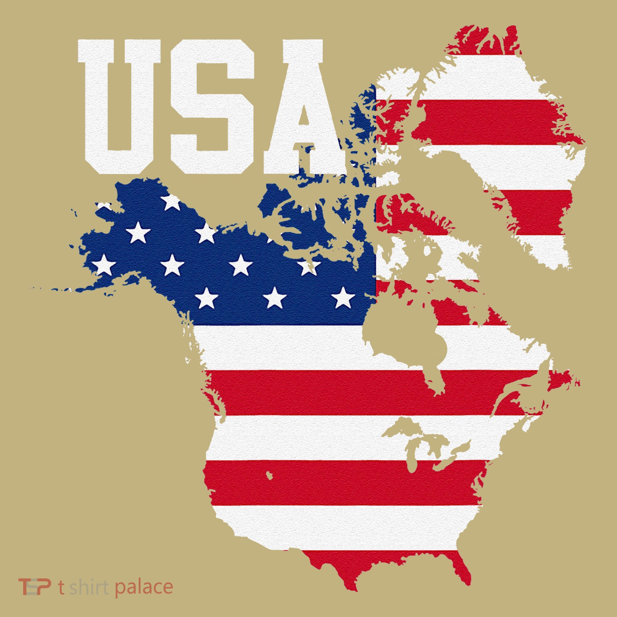 New Usa Map Now Featuring Canada And Greenland Funny Gift Button