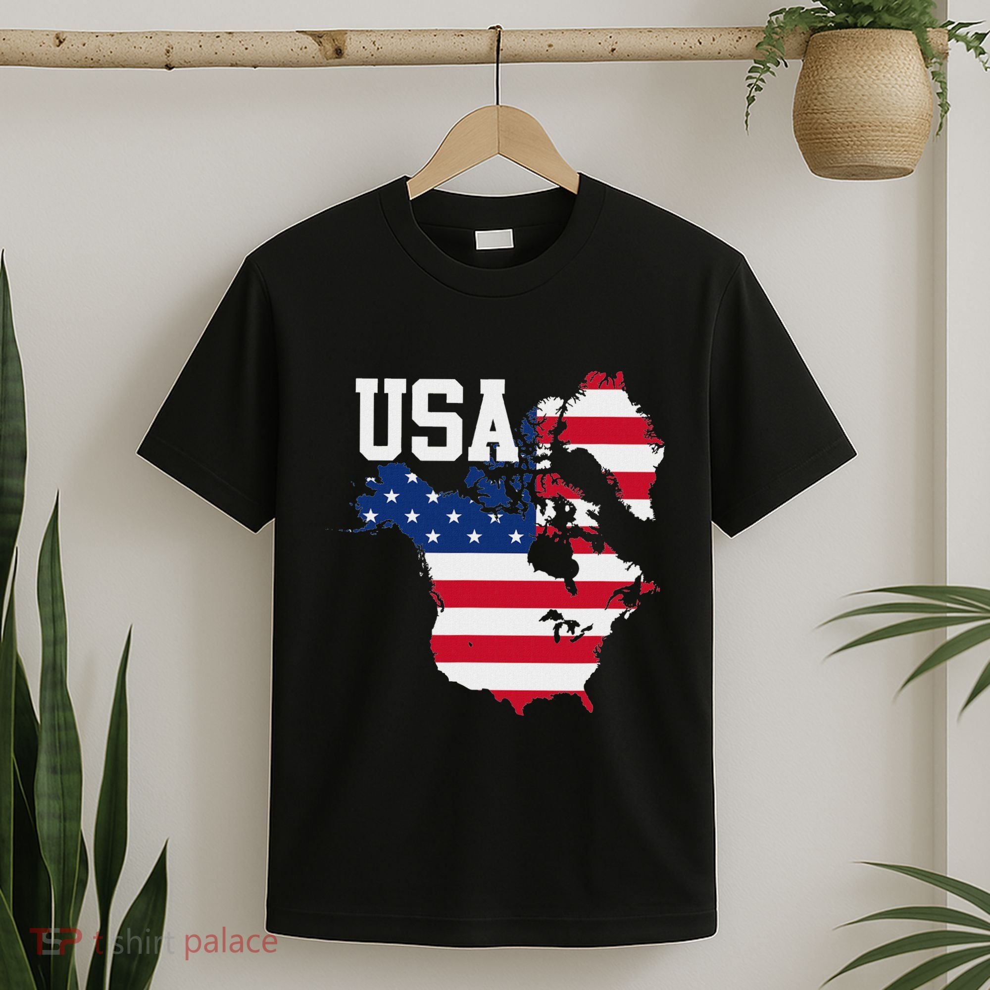 New Usa Map Now Featuring Canada And Greenland Funny T-Shirt