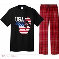New Usa Map Now Featuring Canada And Greenland Funny Pajama Set thumb 0