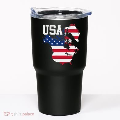 New Usa Map Now Featuring Canada And Greenland Funny Tumbler