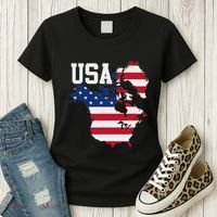 New Usa Map Now Featuring Canada And Greenland Funny Women's T-Shirt thumb 3