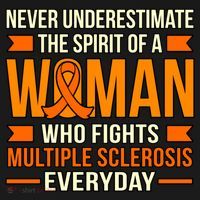 Never Underestimate Multiple Sclerosis Awareness Graphic Gift Pajama Set thumb 2