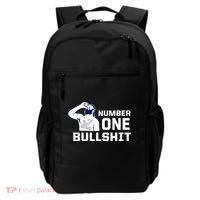 Number One Bullshit Funny Backpack thumb 0