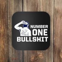 Number One Bullshit Funny Coaster thumb 0