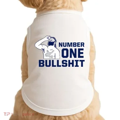 Number One Bullshit Funny Doggie Tank