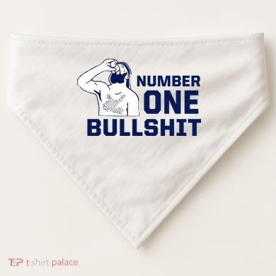 Number One Bullshit Funny USA-Made Doggie Bandana