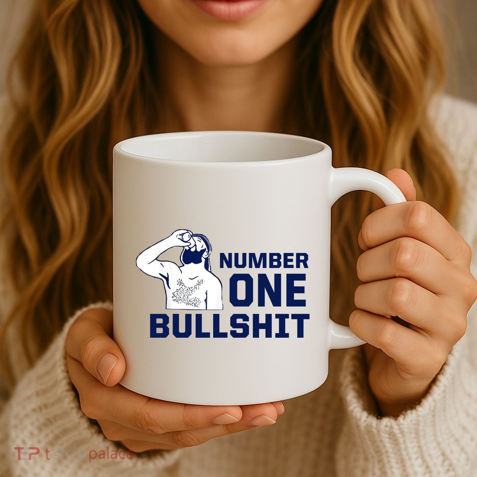 Number One Bullshit Funny Coffee Mug