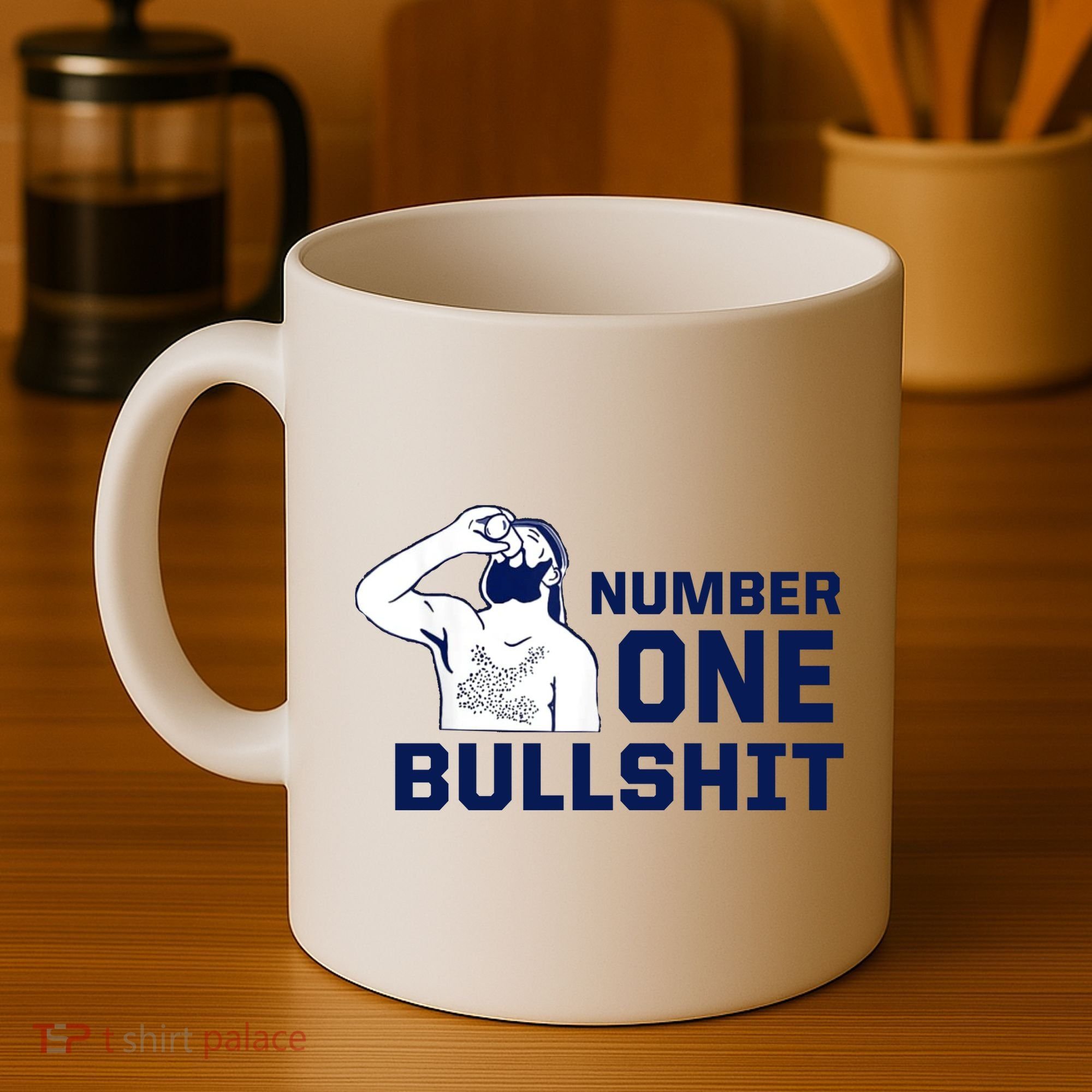 Number One Bullshit Funny Coffee Mug