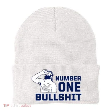 Number One Bullshit Funny Beanie